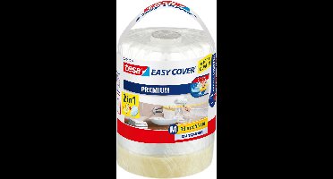 tesa Easy Cover Perfect+ dispenser XL schildersfolie met washi maskeertape – 33m x 0,55m