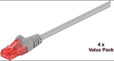 Microconnect netwerkkabel: UTP CAT6 20M GREY 4 PACK