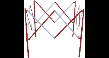 Metalen vierkant schaarhek MW Tools SH130