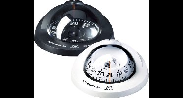 Plastimo Verzonken Offshore 95-kompas Met Zwarte Platte Kaart Zilver 128 x 111 mm