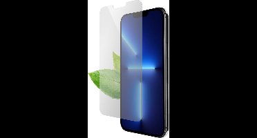 Mobiparts Eco Screenprotector geschikt voor Apple iPhone 13 Apple iPhone 13 Pro Apple iPhone 14 - Gerecycled Gehard Glas - Anti-bacterieel