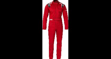 Sparco MS-4 – Rood - Monteursoverall van polyester/katoen, niet-gehomologeerd, met verstelbare pasvorm - Rood - Maat - s
