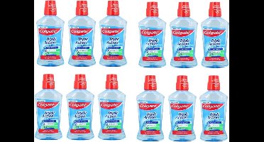 COLGATE MONDWATER TRIPLE ACTION - 12x500ml - Voordeelverpakking