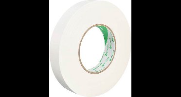 Gaffa tape - Nichiban NT1200 - Wit - 25mm x 50 meter - Linnen - Geen lijmresten