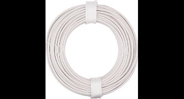 Donau Elektronik 150-015 Draad 1 x 0.50 mm² Wit 10 m
