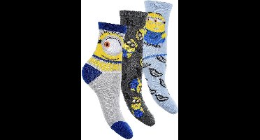 Minions - sokken Minions - 3 paar - maat 23-26