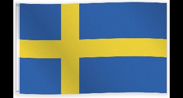 Vlag Zweden 90 x 150 cm