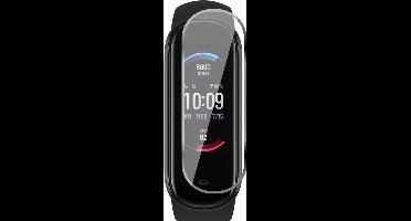 Screenprotector geschikt voor Amazfit Band 5 - Full Screen Protector PET FlexGuard