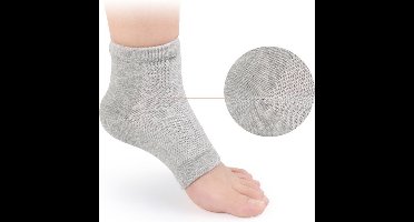 Hielbeschermers - Hiel sokken - Gelsok - Enkelsokken - Comfortabel - Anti Blaar - Grijs