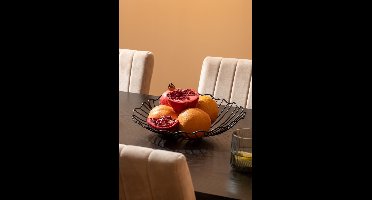 Present Time fruitschaal Leaf zwart