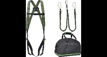 Kratos complete set valbeveiliging basic - Elastische Y-lijn 1,5m