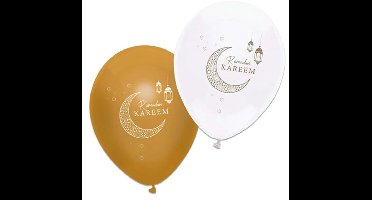 Ballonnen Ramadan Kareem 6 stuks