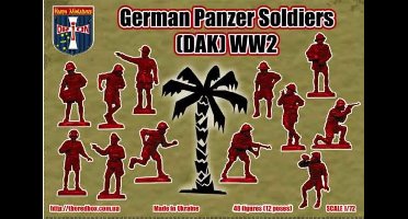 Orion | 72063 | German panzer soldiers DAK | 1:72