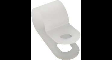 TRU COMPONENTS Bevestigingsklem Schroefbaar 532019 Bundel-Ø (bereik) 8 mm (max) Natuur 25 stuk(s)