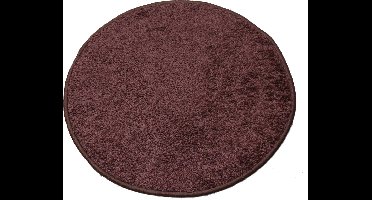 Karpet Batan - bruin - 133 cm Rond