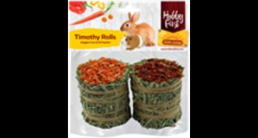 4x HobbyFirst Hope Farms Timothy Rolls Wortel & Paprika 200 gr