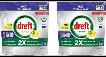 Dreft - Original - All in One - Vaatwastabletten - Citroen - 180 stuks
