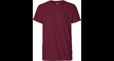 Neutral Men´s Roll Up Sleeve T-Shirt NE60012 - Bordeaux - L