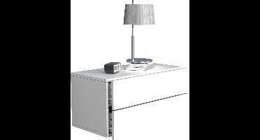 VCM Houten wandlade nachtkastje wandplank lade console nachtkastje Usal L 60 cm Houten wandlade nachtkastje wandplank lade console nachtkastje Usal L 60 cm