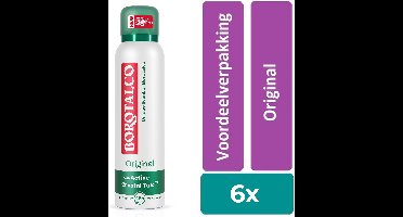 Borotalco - Deodorant - Spray - Original - 150ml x 6