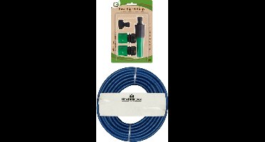 Hendrik Jan Tuinslang 25 meter - anti knik - 13mm - professional - met koppelstukken/spuitstuk