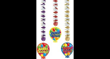 Folat - Hangdecoratie Happy Birthday 3st.