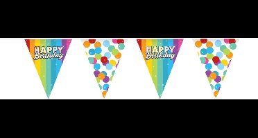 Folat - Vlaggenlijn Rainbow Bday Katoen - 6 meter