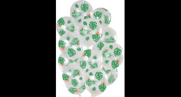 Folat - Ballonnen Tropische Bladeren 30cm - 15 stuks
