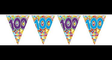 Folat - Vlaggenlijn Birthday Blocks 100 Jaar - 6 meter
