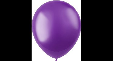 Folat - ballonnen Radiant Violet Purple Metallic 33 cm - 100 stuks