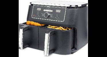 Ninja Dubbele Airfryer XXL - 9.5 Liter - 2020 Model - Dual Zone Technologie - AF400EU