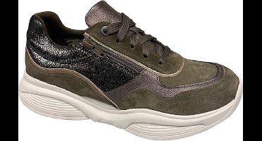 Xsensible SWX11 HX 505 Taupe Fantasie-sneaker stretchwalker MT 38.5