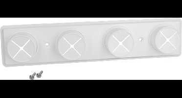 Metaltex Rubberen ophanghaak 4-haaks Metaltex