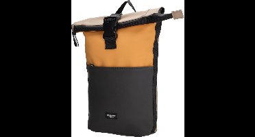 Beagles Originals Multicolor Waterdichte Rugzak - Rugtas - 42 x 28 x 10 cm - 12 Liter - Waterproof - Okergeel