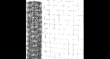Nature - Verzinkt staal gaas - 0,5 x 2,5m - Grijs - 13 x 13mm mazen