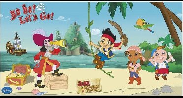 Disney - Jake Neverland - Jake en de Nooitgedachtland piraten - Muurbanner - Muurposter - Poster - Plastic - 150x77 Cm - Muurdecoratie - Kinderfeest - Verjaardag.