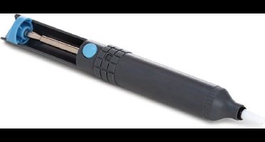 Velleman krachtige desoldeerpomp, manueel, grijs/blauw