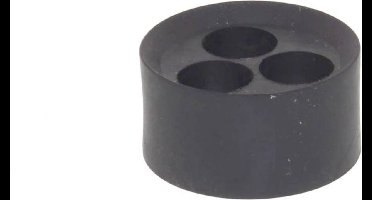 Wiska 10102054 MFD 40/03/125 Meervoudig dicht-inzetstuk Slagvast, Met trekontlasting M40 Kunststof Zwart (RAL 9005) 25