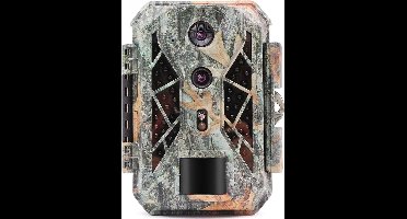 Camouflage Wildcamera EZ2 Elite - Dual Lens - Met Nachtzicht - 4K Video en 30MP