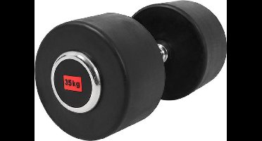 Gorilla Sports Dumbell - Vaste Halter - Gietijzer met Rubber coating - 35 kg