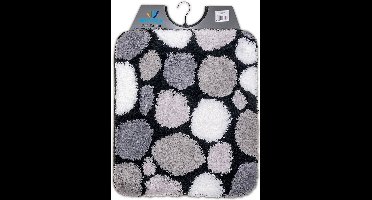 Wicotex - Bidetmat - WC mat - Toiletmat stenen - Antislip onderkant - Afmeting 50x60cm