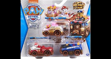 PAW Patrol True Metal - Chase, Skye en Marshall - Off-Road Speelgoedauto's