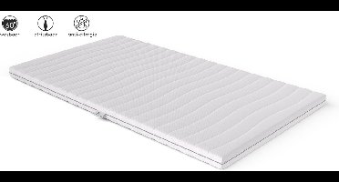 180 x 200 Topdekmatras - Topper Hotel XL - Koudschuim HR45 9cm dik - STEVIG -