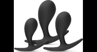 Anaal Plug Set - Zwart