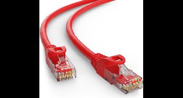 Wentronic CAT6 Netwerkkabel - RJ45 - Rood - 10 m