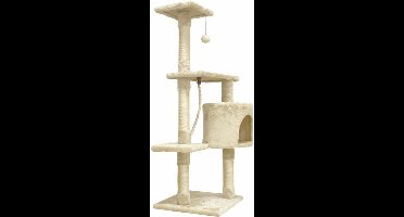 Krabpaal voor Katten Paloma 40 x 40 x 114 cm Beige