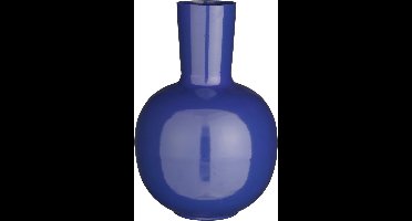 Mica Decorations Dara Vaas - 38x38x57 cm - Ijzer - Blauw