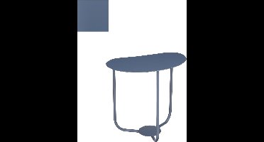 Mica Decorations Modera Bijzettafel - 40x25x38 cm - Ijzer - Blauw