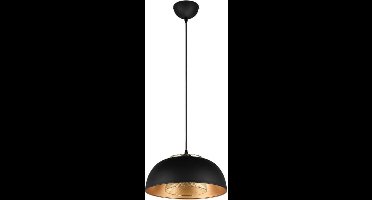 Reality Hanglamp Punch 1 X E27 Ø35 Mat Zwart