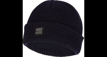 Heatkeeper - Thermo Muts Kinderen - Marine Blauw - 5/8 Jaar - 4-Stuks - Warme kindermuts